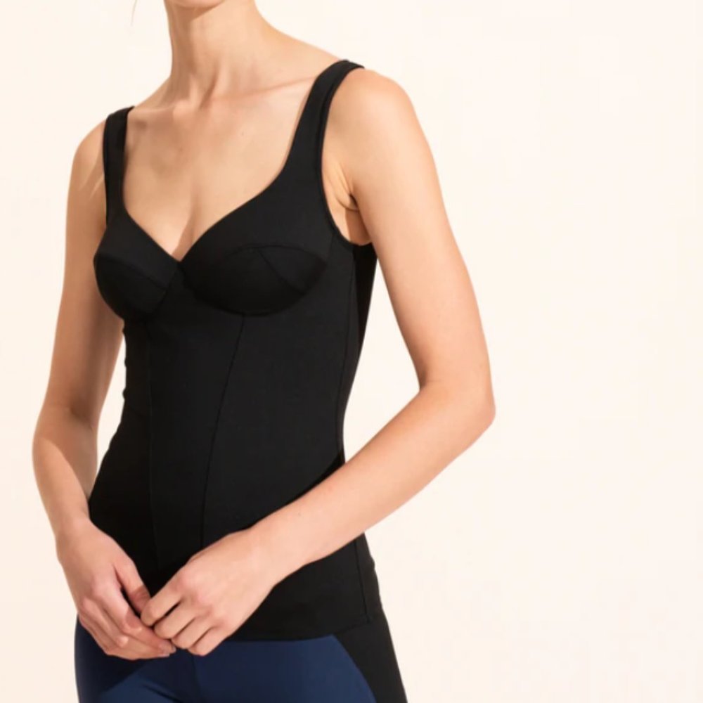 Ernest Leoty Jade Tank Top Black L